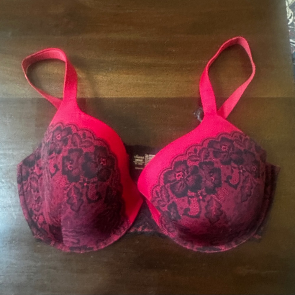 Soma Red & Black Bra